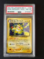 Dark ampharos holo neo 4 psa 8, Hobby en Vrije tijd, Verzamelkaartspellen | Pokémon, Verzenden, Zo goed als nieuw, Losse kaart