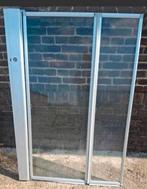 Badscherm - 138x94cm, Doe-het-zelf en Verbouw, Ophalen, Gebruikt, Glas, Bad