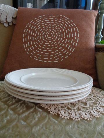 4 Ontbijt Borden van Wedgwood Edme ** Mimosa ** beschikbaar voor biedingen