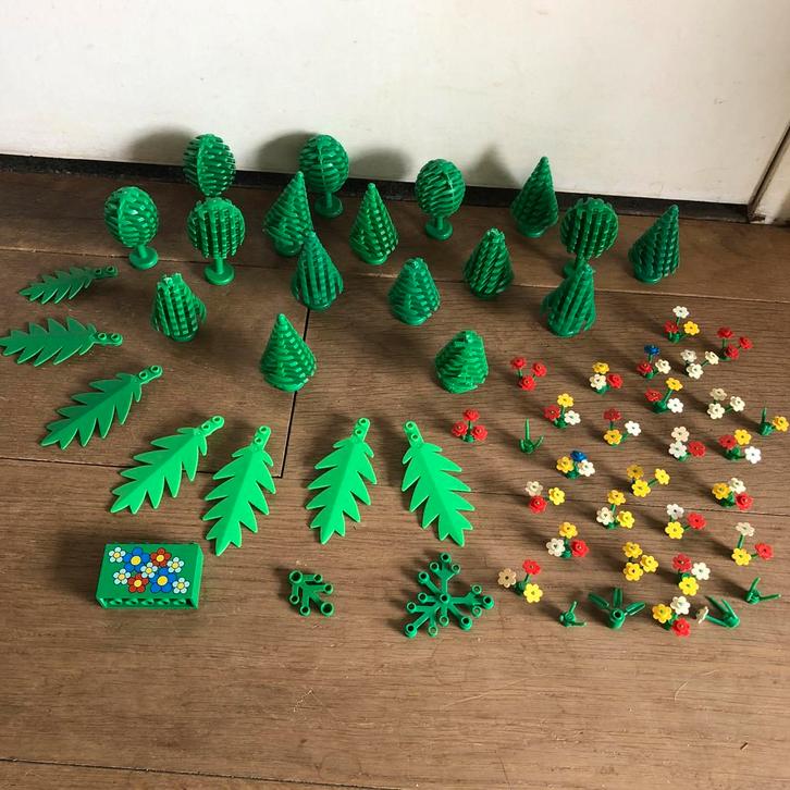 Vintage Lego bomen planten en bloemen, Kinderen en Baby's, Speelgoed | Duplo en Lego, Gebruikt, Ophalen of Verzenden
