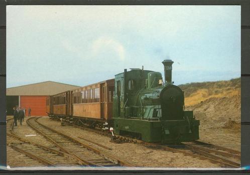 RTM Stoom locomotief 54 Brouwershaven Ansichtkaart Tram t-64, Verzamelen, Spoorwegen en Tramwegen, Zo goed als nieuw, Trein, Kaart of Prent