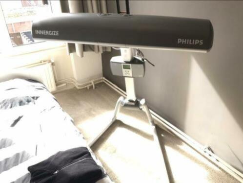 Luxe Philips Innergize/zonnebank, infarood - bruiningslampen, Witgoed en Apparatuur, Zonnebanken en Gezichtsbruiners, Zo goed als nieuw
