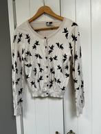 Leuk vest met vogelprint - Maat M wal g, Kleding | Dames, Ophalen of Verzenden, Zo goed als nieuw, Maat 38/40 (M), Beige