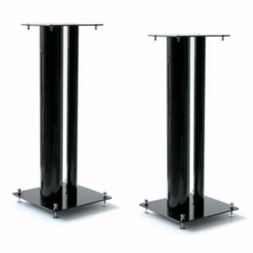 Norstone Stylum 2 luidsprekerstands zwart NIEUW, Audio, Tv en Foto, Luidsprekers, Nieuw, Front, Rear of Stereo speakers, 120 watt of meer