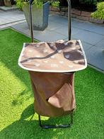 Boodschappentrolley, 30 cm of meer, Gebruikt, Bruin, Minder dan 35 cm