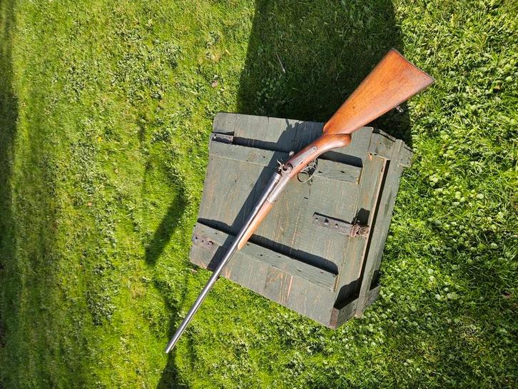 Antiek jachtgeweer toplever cal 16 geweer, Antiek en Kunst, Antiek | Overige Antiek, Ophalen of Verzenden