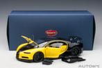 1:18 Autoart Bugatti Chiron - 2017 - Geel / Zwart - SALE!!, Overige merken, Auto, ., Nieuw