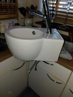 Sphinx Wastafel met Kraan warm en koud - Zo goed als nieuw, Ophalen of Verzenden, Zo goed als nieuw, Steen, Wastafel