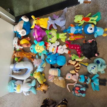 29 Pokémon knuffels €5,- p.s., 3 voor €10,- beschikbaar voor biedingen