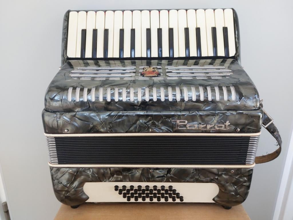 Mooie 32 bas accordeon., Muziek en Instrumenten, Accordeons, Overige merken, Gebruikt, 32-bas, Met koffer