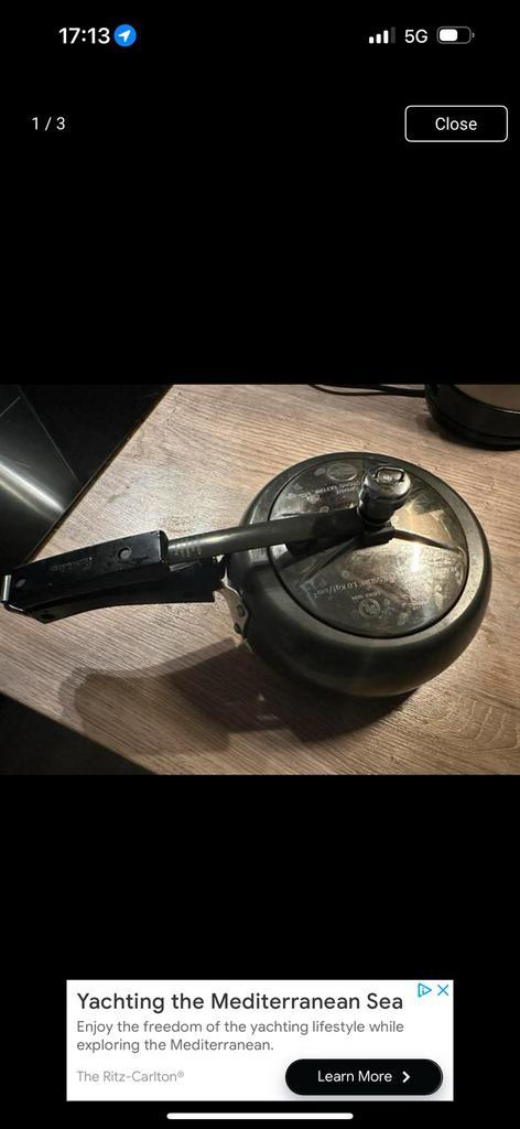 Pressure Cooker2 Liter, Stainless Steel, Excellent Condition, Huis en Inrichting, Keuken | Potten en Pannen, Zo goed als nieuw