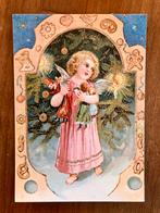 Art Unlimited Kerstkaart. Engel met poppen., Diversen, Kerst, Ophalen of Verzenden, Nieuw