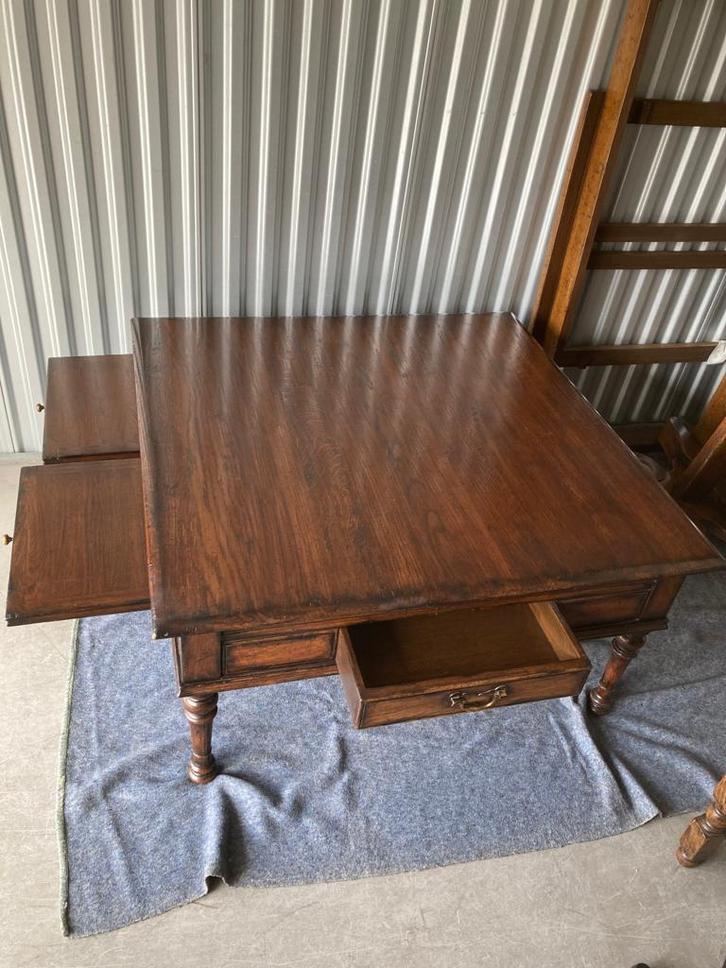 Mooie salontafel. Vierkant 100/100 cm, Huis en Inrichting, Tafels | Statafels, Gebruikt, Ophalen