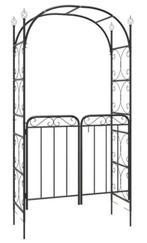 Rozenboog pergola met hekje tuinboog ijzer GRATIS BEZORGD!, Met poort, Verzenden, Nieuw, Tuinhek