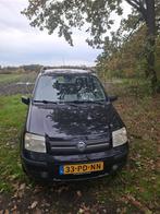 Fiat Panda 1.2 2004 Zwart| Nieuwe APK| Lees Tekst, Voorwielaandrijving, Stof, Zwart, Origineel Nederlands