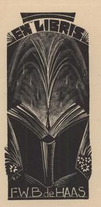 0266 Ex Libris Nederland : Dirk Govert van Luijn, 1938, Verzenden