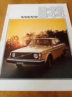 Volvo 242/244, folder, Boeken, Auto's | Folders en Tijdschriften, Ophalen of Verzenden, Volvo, Zo goed als nieuw