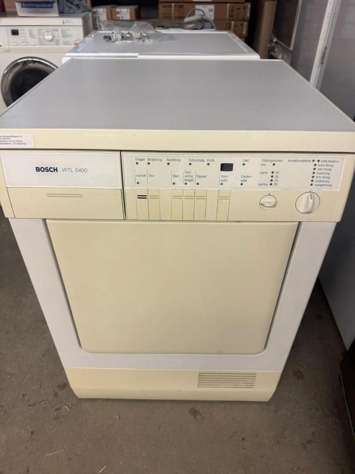 Bosch condensdroger | Schoon | Garantie | Bezorging, Witgoed en Apparatuur, Wasdrogers, Condens, Voorlader, 6 tot 8 kg, 85 tot 90 cm