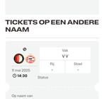 Een ticket te koop vak VV, Tickets en Kaartjes, Eén persoon