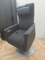 Prominent sta op stoel grijs/zwart small maat, Huis en Inrichting, Fauteuils, Stof, Minder dan 75 cm, Ophalen of Verzenden, Zo goed als nieuw