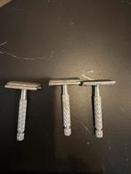 Vintage scheermes voor barbers – Metalen antiek model, Ophalen of Verzenden, Zo goed als nieuw