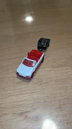 Majorette Peugeot 205 CTI cabrio 1:53 met boottrailer, Verzenden, Gebruikt, Auto