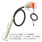 NIEUW Vibro naald Betonvibrator 1250w beton vibronaald 2M, Nieuw, Ophalen of Verzenden, A, A