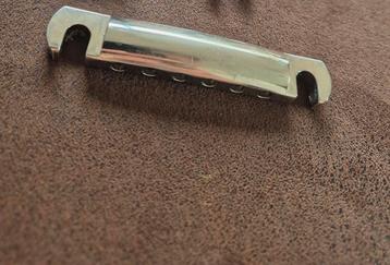Gibson Vintage Stop Bar Tailpiece Nickel Relic 80/90s beschikbaar voor biedingen