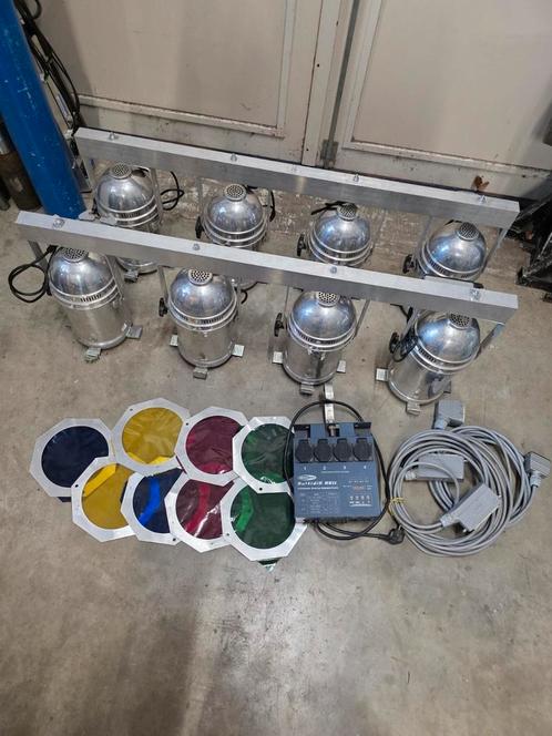 par verlichting/ discolampen compleet, Muziek en Instrumenten, Licht en Laser, Gebruikt, Licht, Ophalen