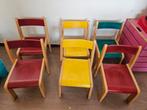 zes houten stoelen voor peuters/kleuters, Ophalen, Gebruikt, Overige kleuren, Vijf, Zes of meer stoelen