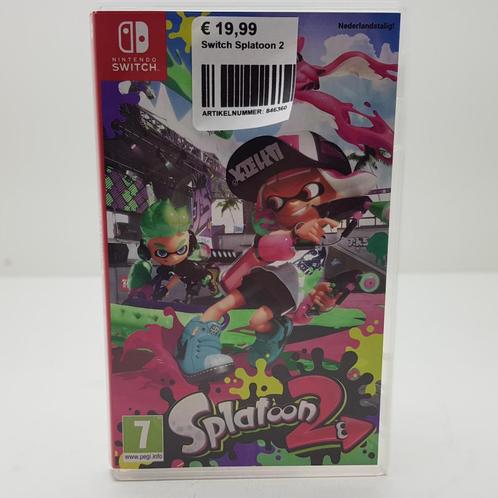 Nintendo Switch Spatoon 2, Spelcomputers en Games, Spelcomputers | Nintendo Switch, Zo goed als nieuw
