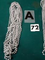 72/a kerstkralenslinger, 2 stuks, zilver, Diversen, Kerst, Ophalen of Verzenden, 'T Olde Gre-j, Info@toldegrej.nl, Endepoelstraat 20f Didam