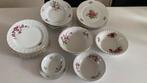 Diner serviesdelen met rozenmotief Bridgerton stijl, Antiek en Kunst, Antiek | Servies los, Ophalen