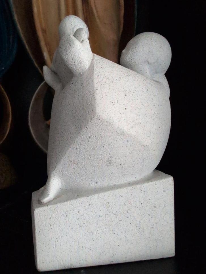 Parastone Beeldje Moeder en Kind - 1988, Antiek en Kunst, Kunst | Beelden en Houtsnijwerken, Ophalen of Verzenden