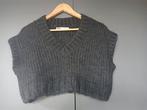 Grof gebreide antraciet grijze trui van Zara mt S, Kleding | Dames, Zara, Ophalen of Verzenden, Zo goed als nieuw, Maat 36 (S)