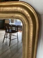 Antieke franse bladgouden Louis philippespiegel, Ophalen, Rechthoekig