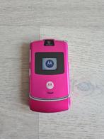Zeer zeldzame Motorola V3 Razr pink collectors item, Telecommunicatie, Ophalen of Verzenden, Zo goed als nieuw