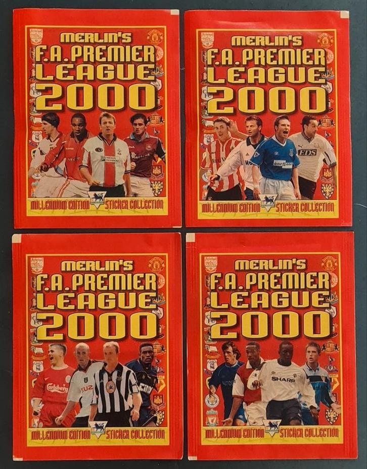 Merlin's FA Premier League 2000 Sticker Pack Sealed Los/Set, Verzamelen, Sportartikelen en Voetbal, Nieuw, Poster, Plaatje of Sticker