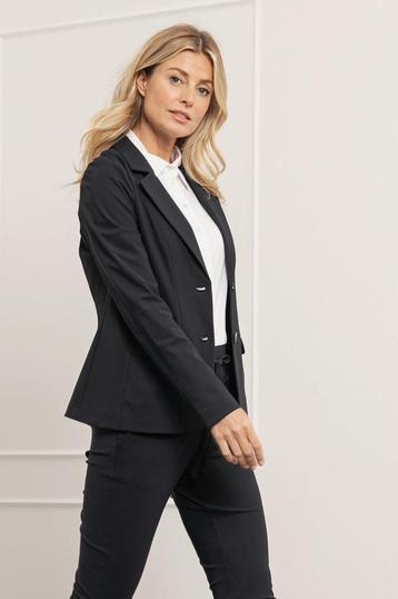 Studio anneloes clean blazer M zwart heavy travelstof beschikbaar voor biedingen