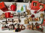 Kerst verzameling kersthuisjes LED kaars mickey mouse, Diversen, Kerst, Zo goed als nieuw, Ophalen