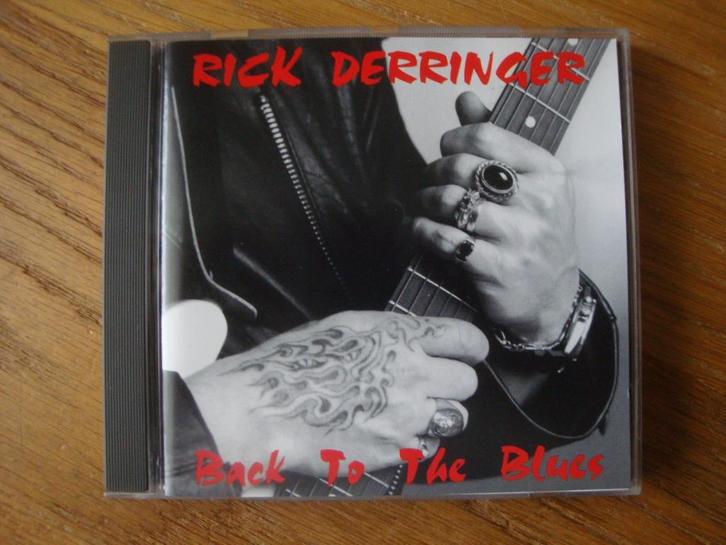 Rick Derringer - Back To The Blues (blues rock), Cd's en Dvd's, Cd's | Rock, Zo goed als nieuw, Poprock, Verzenden