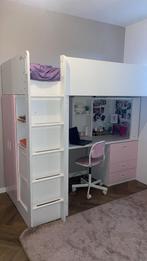 Hoogslaper gratis af te halen., Huis en Inrichting, Gebruikt, 90 cm, Wit, Tweepersoons