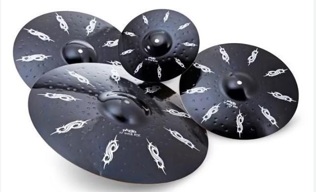 Paiste Black Alpha 'Hyper' Joey Jordison cymbal set ZGAN, Muziek en Instrumenten, Instrumenten | Onderdelen, Zo goed als nieuw