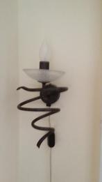 APARTE MOOIE WANDLAMPJE M. GRATIS KAARSLAMPJES, Ophalen of Verzenden, Zo goed als nieuw, Glas