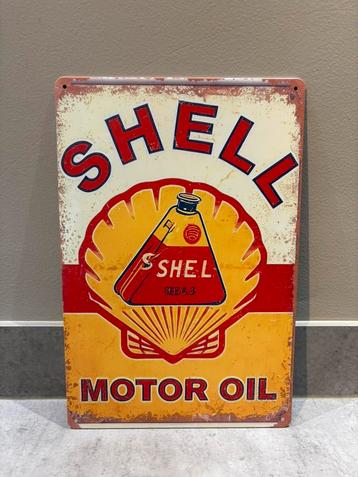 Mancave Bar Café Wanddecoratie metalen bordje merk Shell beschikbaar voor biedingen
