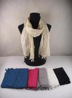 Prachtige Partij Sjaaltjes 6 kleuren 55 stuks --4--, Mikey, Ophalen of Verzenden, Nieuw, Sjaal