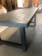 Visgraat massief mango hout met industriële stalen poten!, Huis en Inrichting, Ophalen, 50 tot 100 cm, Rechthoekig, Nieuw
