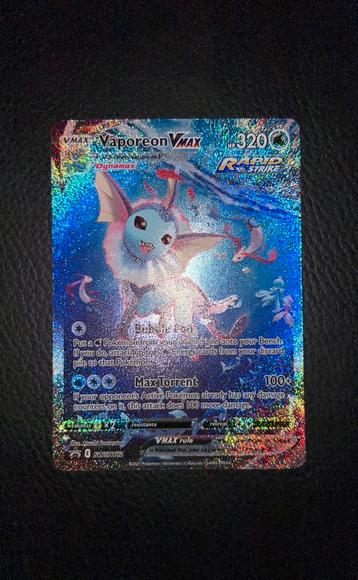 Vaporeon Vmax promo swsh182 pokemon kaart beschikbaar voor biedingen