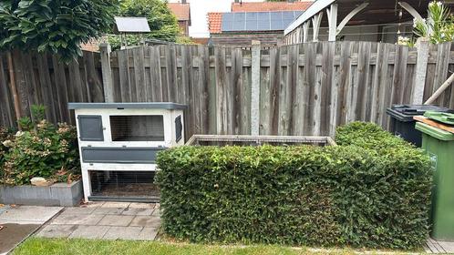 Kunstof konijnenhok hoogwaardige kwaliteit, incl buitenren, Dieren en Toebehoren, Knaagdieren en Konijnen | Hokken en Kooien, Gebruikt