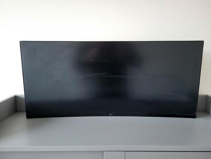 Defecte LG 34WQ75C-B Curved Ultrawide Monitor, Computers en Software, Monitoren, Niet werkend, 61 t/m 100 Hz, DisplayPort, HDMI